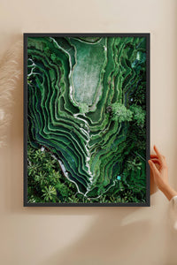 HOMEPACK Ahşap Çerçeveli Tablo Çerçeveli Poster Sanatsal Modern Duvar Dekoru BEK-8297
