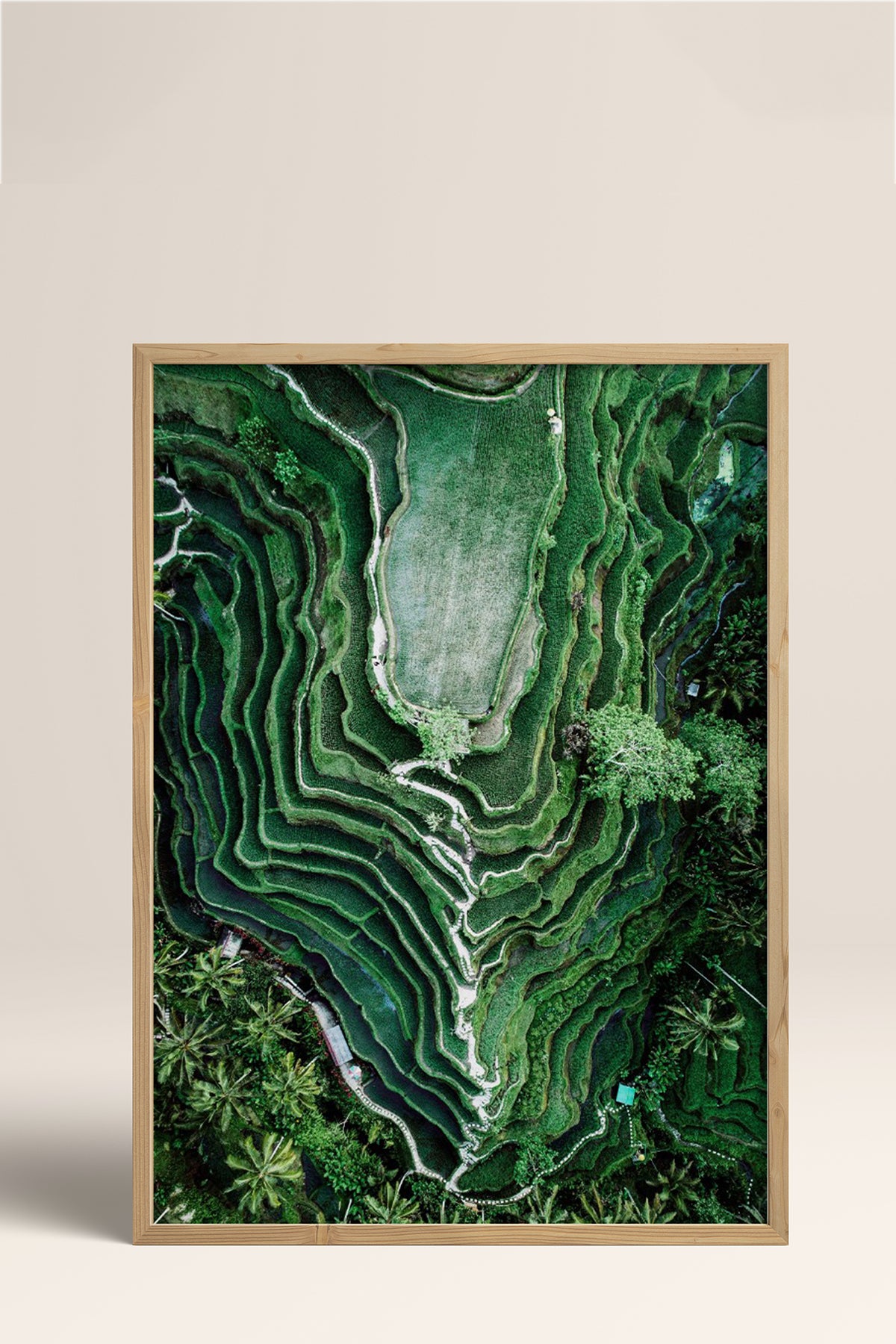 HOMEPACK Ahşap Çerçeveli Tablo Çerçeveli Poster Sanatsal Modern Duvar Dekoru BEK-8297