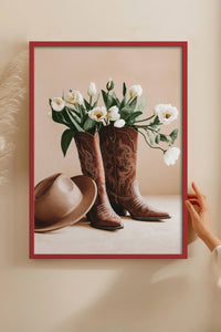 HOMEPACK Ahşap Çerçeveli Tablo Çerçeveli Poster Sanatsal Modern Duvar Dekoru BEK-8299