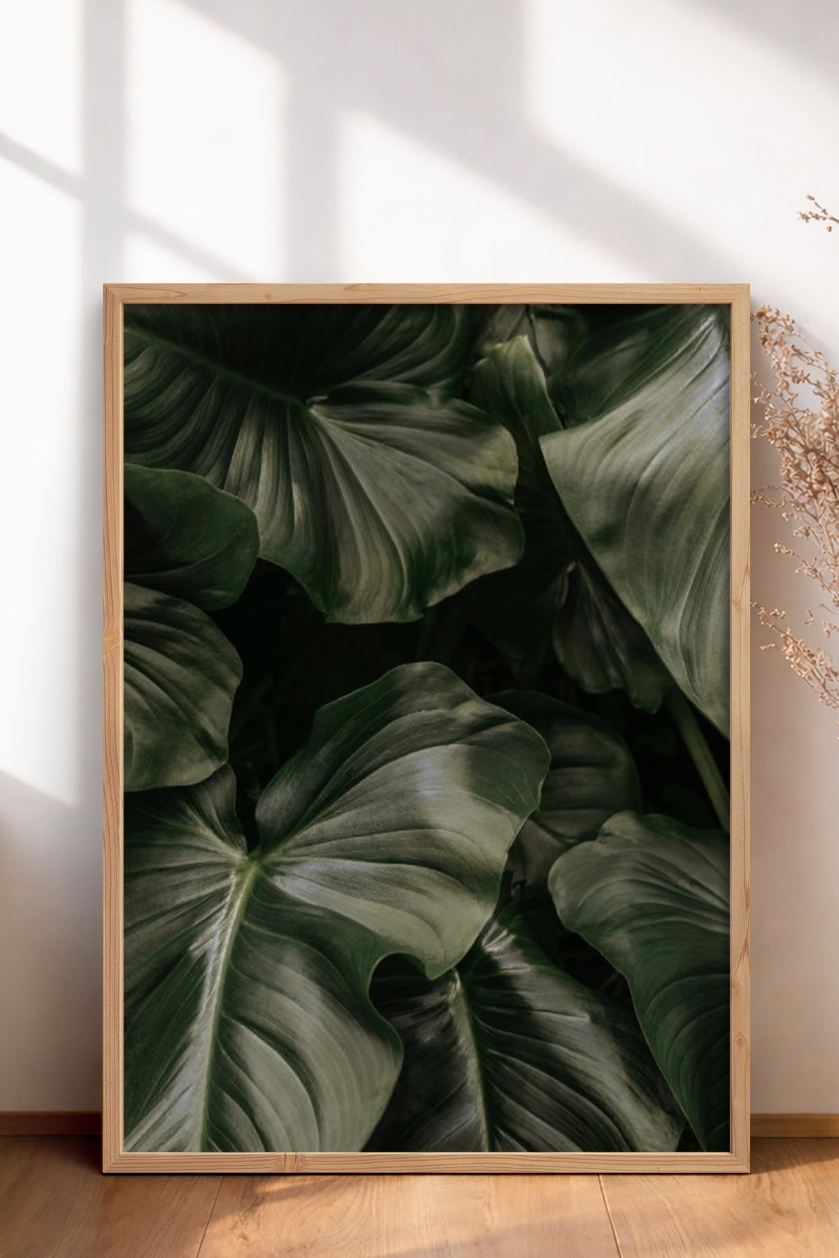 HOMEPACK Ahşap Çerçeveli Tablo Çerçeveli Poster Sanatsal Modern Duvar Dekoru BEK-8300