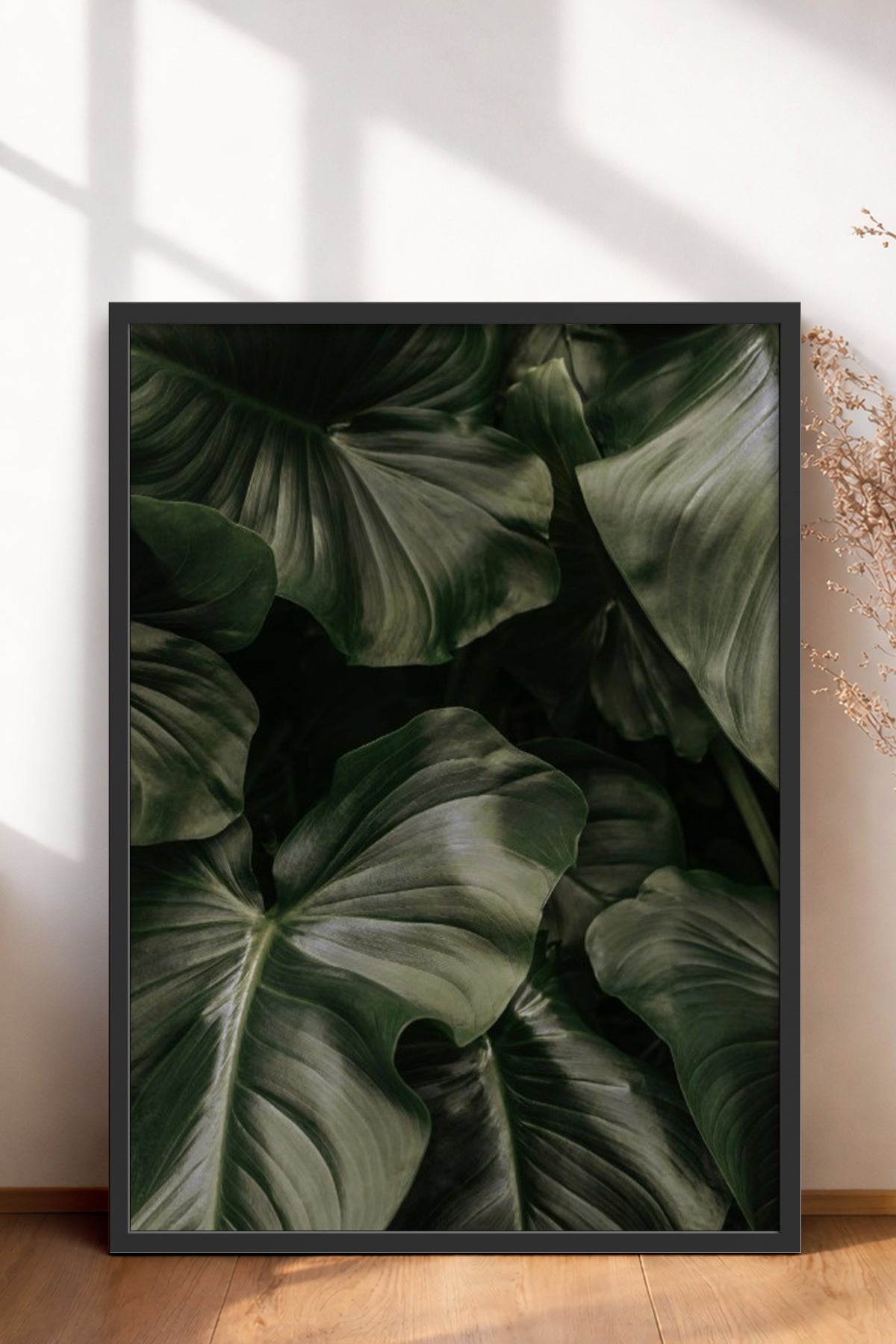 HOMEPACK Ahşap Çerçeveli Tablo Çerçeveli Poster Sanatsal Modern Duvar Dekoru BEK-8300