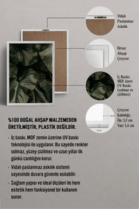 HOMEPACK Ahşap Çerçeveli Tablo Çerçeveli Poster Sanatsal Modern Duvar Dekoru BEK-8300