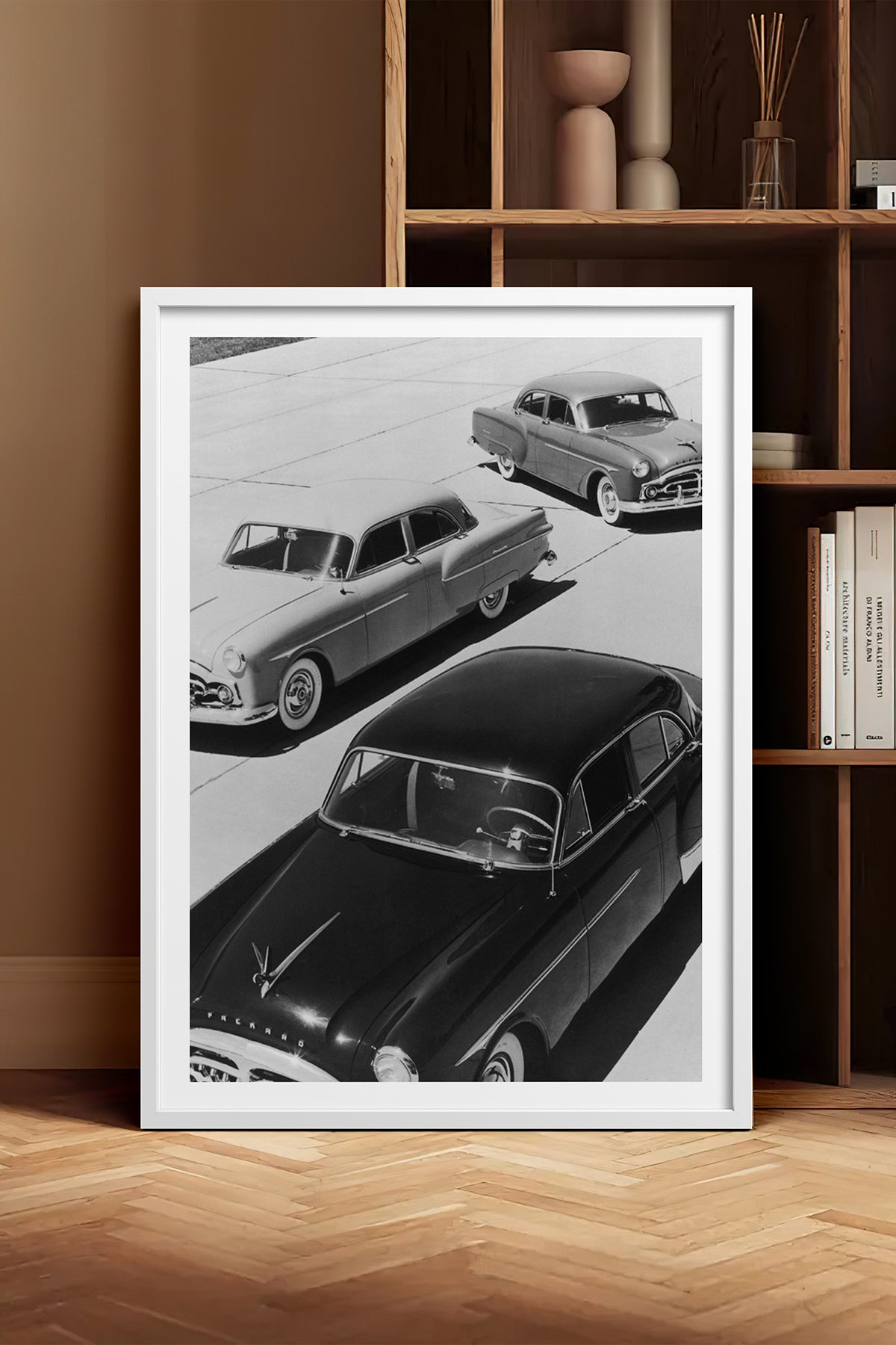 HOMEPACK Ahşap Çerçeveli Tablo Çerçeveli Poster Sanatsal Modern Duvar Dekoru BEK-8301