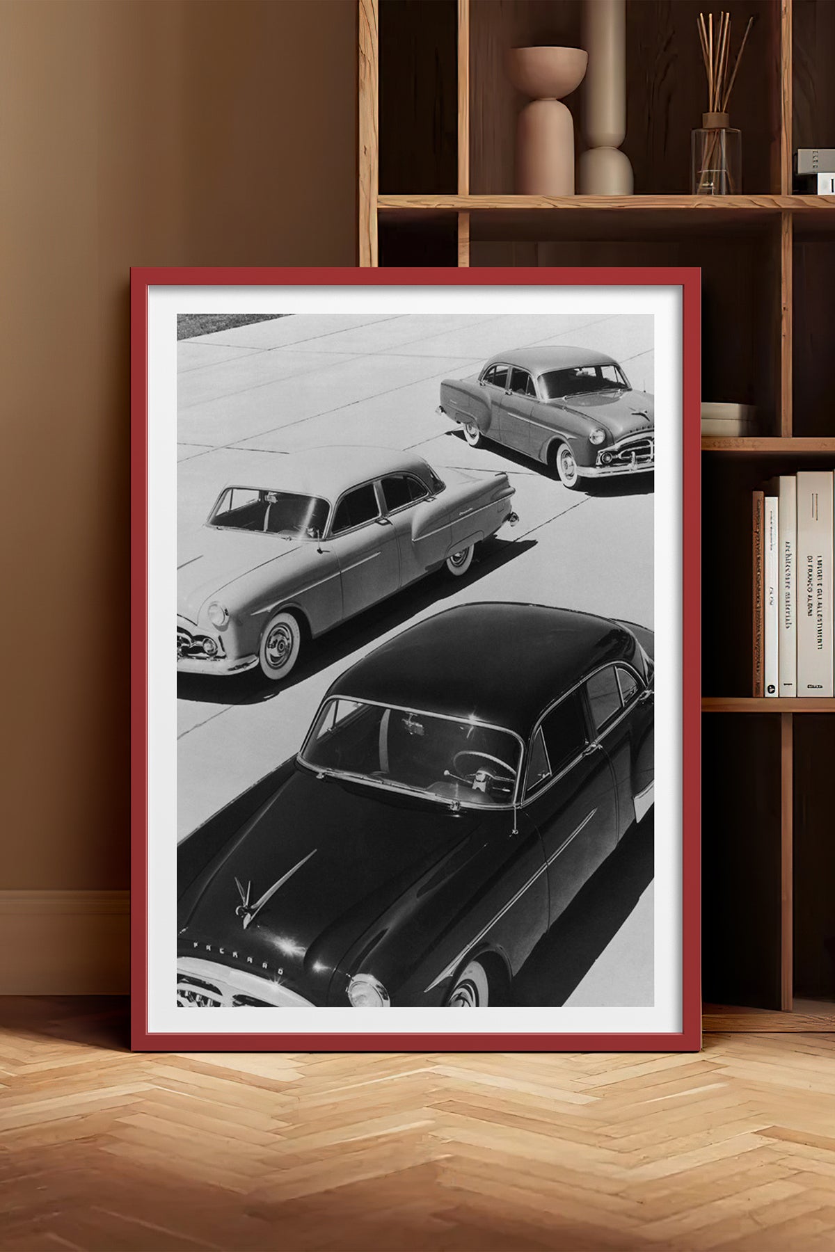 HOMEPACK Ahşap Çerçeveli Tablo Çerçeveli Poster Sanatsal Modern Duvar Dekoru BEK-8301