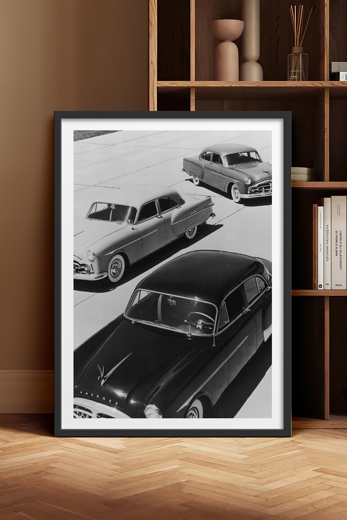 HOMEPACK Ahşap Çerçeveli Tablo Çerçeveli Poster Sanatsal Modern Duvar Dekoru BEK-8301