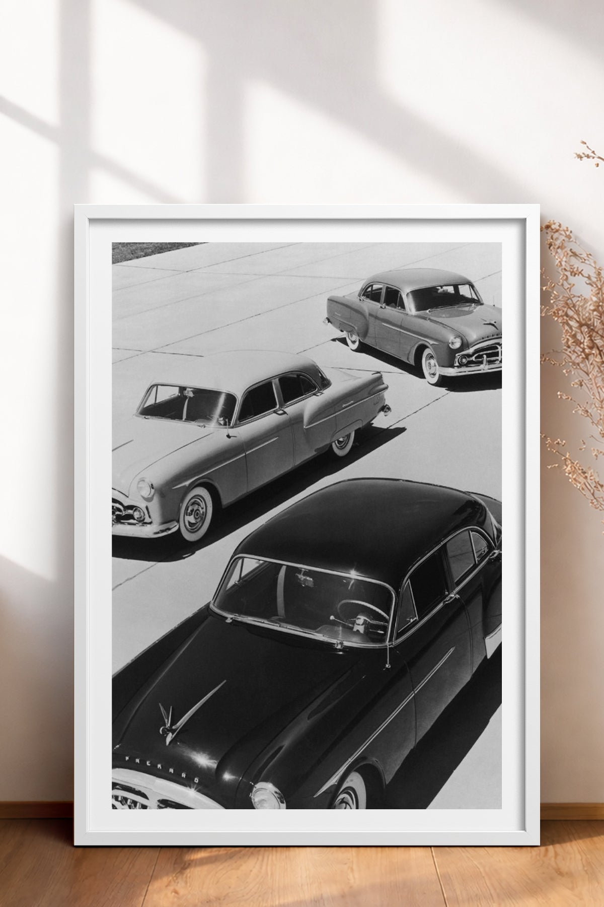 HOMEPACK Ahşap Çerçeveli Tablo Çerçeveli Poster Sanatsal Modern Duvar Dekoru BEK-8301