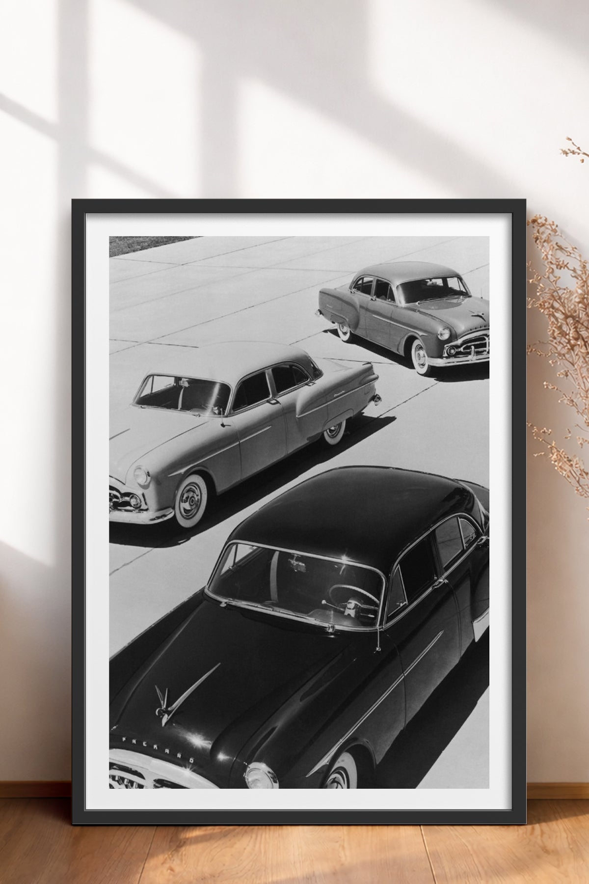 HOMEPACK Ahşap Çerçeveli Tablo Çerçeveli Poster Sanatsal Modern Duvar Dekoru BEK-8301