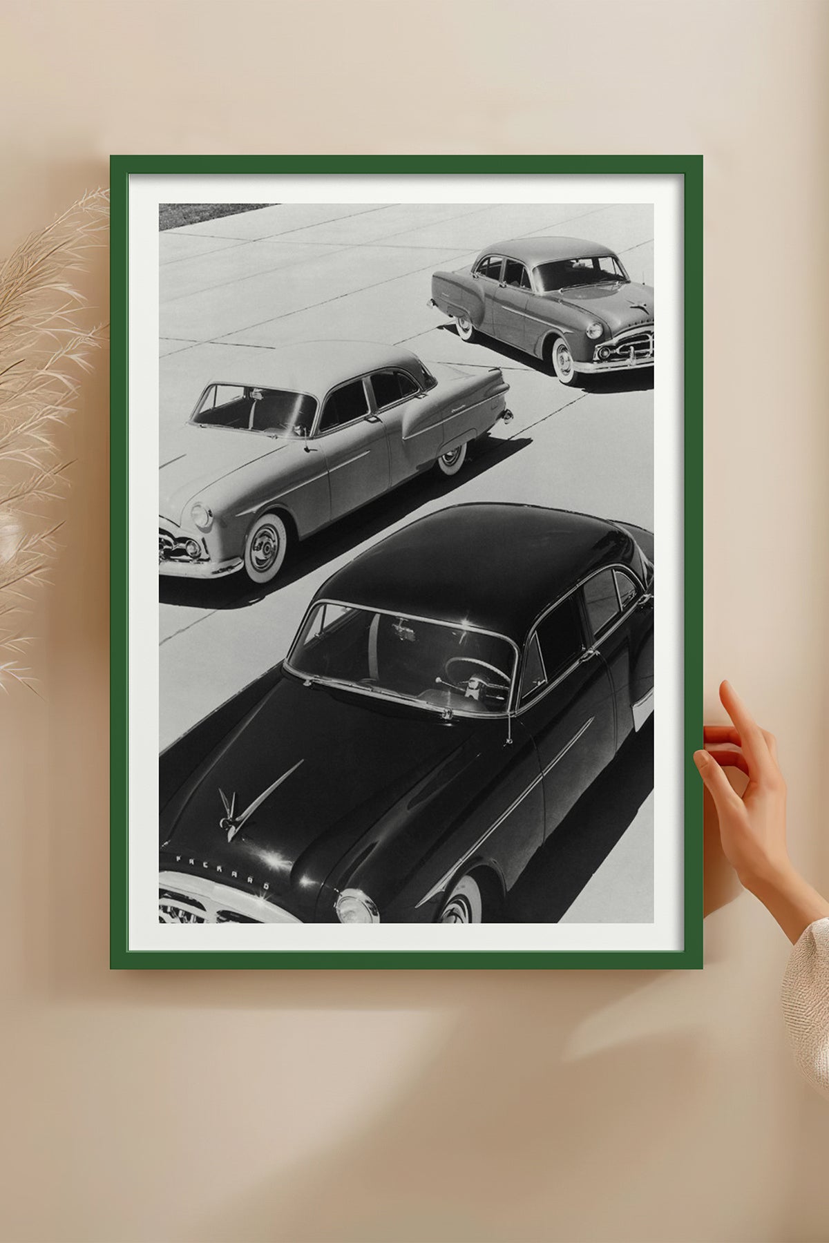 HOMEPACK Ahşap Çerçeveli Tablo Çerçeveli Poster Sanatsal Modern Duvar Dekoru BEK-8301
