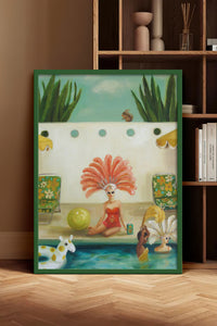 HOMEPACK Ahşap Çerçeveli Tablo Çerçeveli Poster Sanatsal Modern Duvar Dekoru BEK-8302