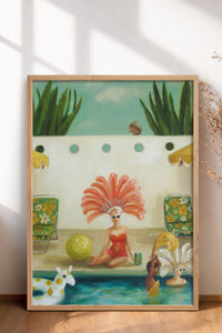 HOMEPACK Ahşap Çerçeveli Tablo Çerçeveli Poster Sanatsal Modern Duvar Dekoru BEK-8302