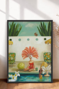HOMEPACK Ahşap Çerçeveli Tablo Çerçeveli Poster Sanatsal Modern Duvar Dekoru BEK-8302