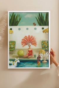 HOMEPACK Ahşap Çerçeveli Tablo Çerçeveli Poster Sanatsal Modern Duvar Dekoru BEK-8302