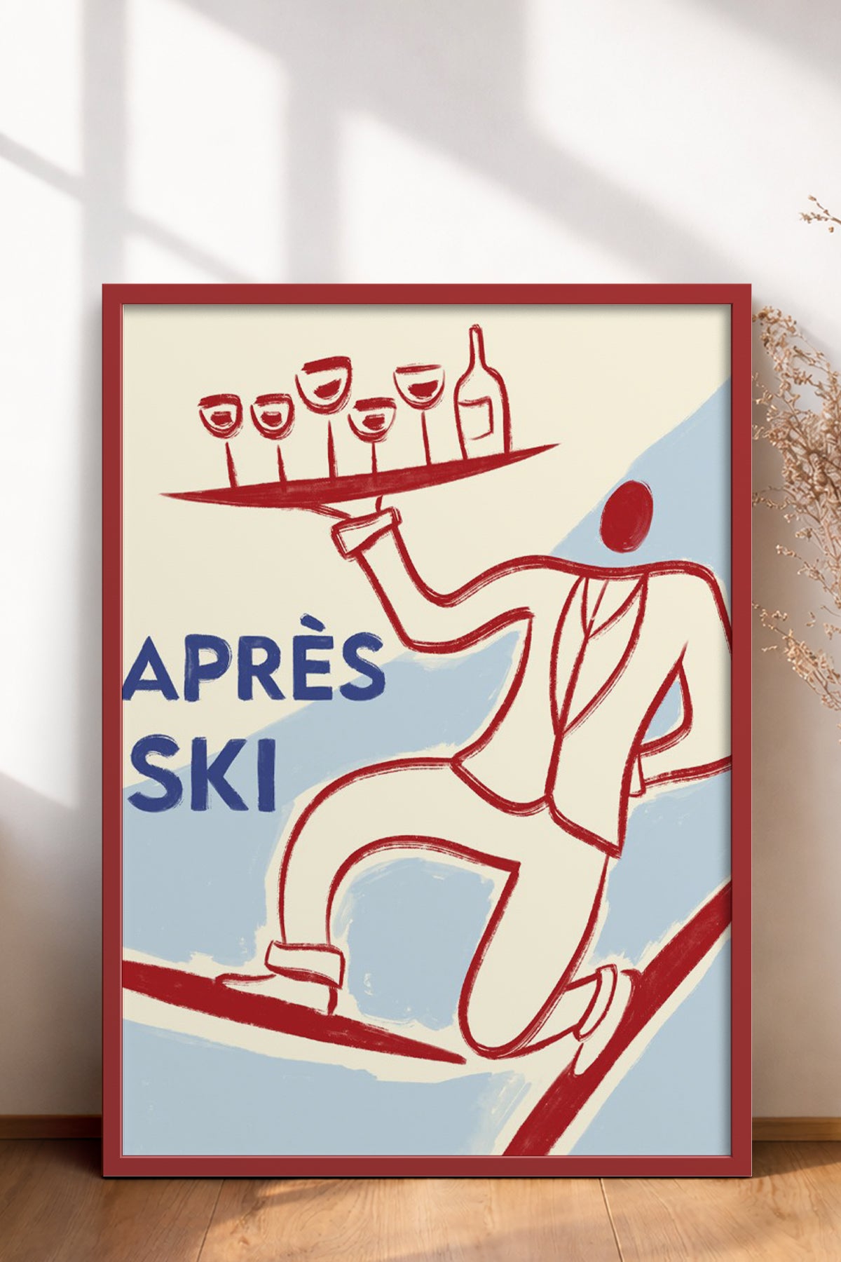 HOMEPACK Ahşap Çerçeveli Tablo Çerçeveli Poster Sanatsal Modern Duvar Dekoru BEK-8303
