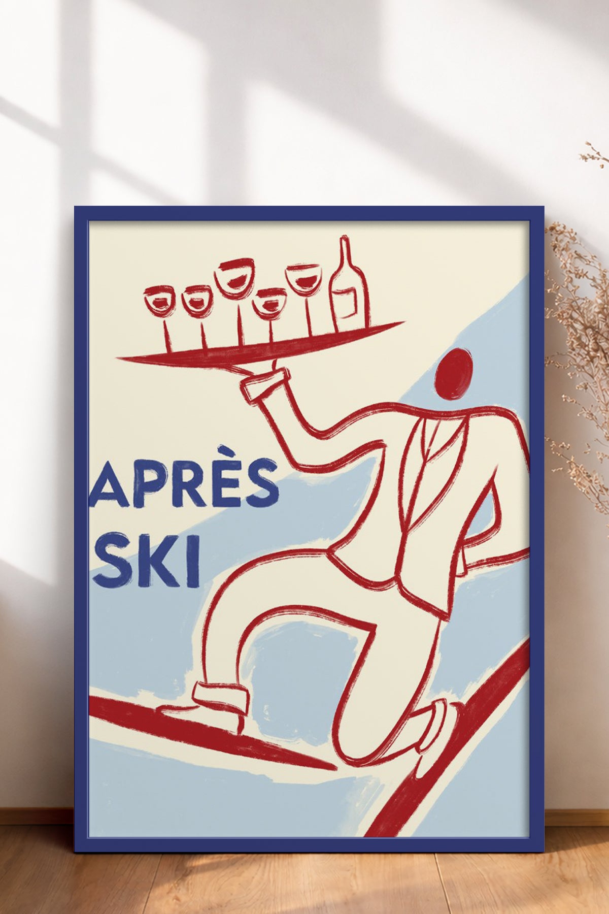 HOMEPACK Ahşap Çerçeveli Tablo Çerçeveli Poster Sanatsal Modern Duvar Dekoru BEK-8303