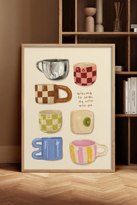 HOMEPACK Ahşap Çerçeveli Tablo Çerçeveli Poster Sanatsal Modern Duvar Dekoru BEK-8304