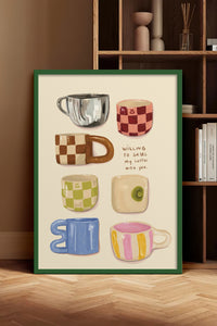 HOMEPACK Ahşap Çerçeveli Tablo Çerçeveli Poster Sanatsal Modern Duvar Dekoru BEK-8304