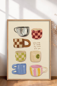 HOMEPACK Ahşap Çerçeveli Tablo Çerçeveli Poster Sanatsal Modern Duvar Dekoru BEK-8304