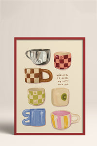 HOMEPACK Ahşap Çerçeveli Tablo Çerçeveli Poster Sanatsal Modern Duvar Dekoru BEK-8304