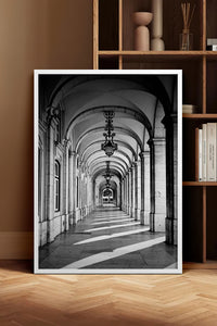 HOMEPACK Ahşap Çerçeveli Tablo Çerçeveli Poster Sanatsal Modern Duvar Dekoru BEK-8305