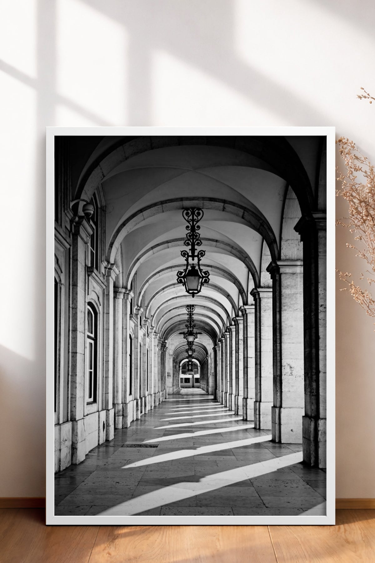 HOMEPACK Ahşap Çerçeveli Tablo Çerçeveli Poster Sanatsal Modern Duvar Dekoru BEK-8305