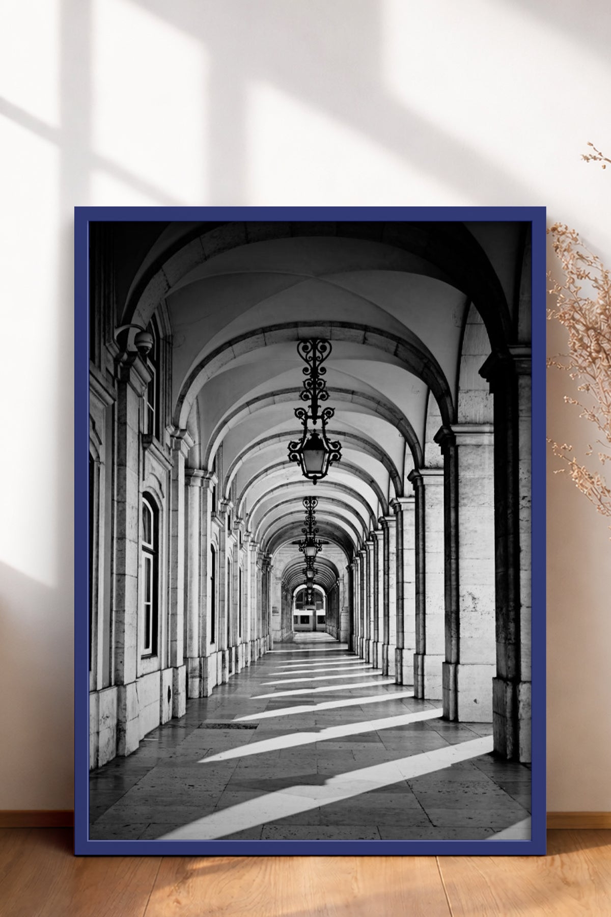 HOMEPACK Ahşap Çerçeveli Tablo Çerçeveli Poster Sanatsal Modern Duvar Dekoru BEK-8305