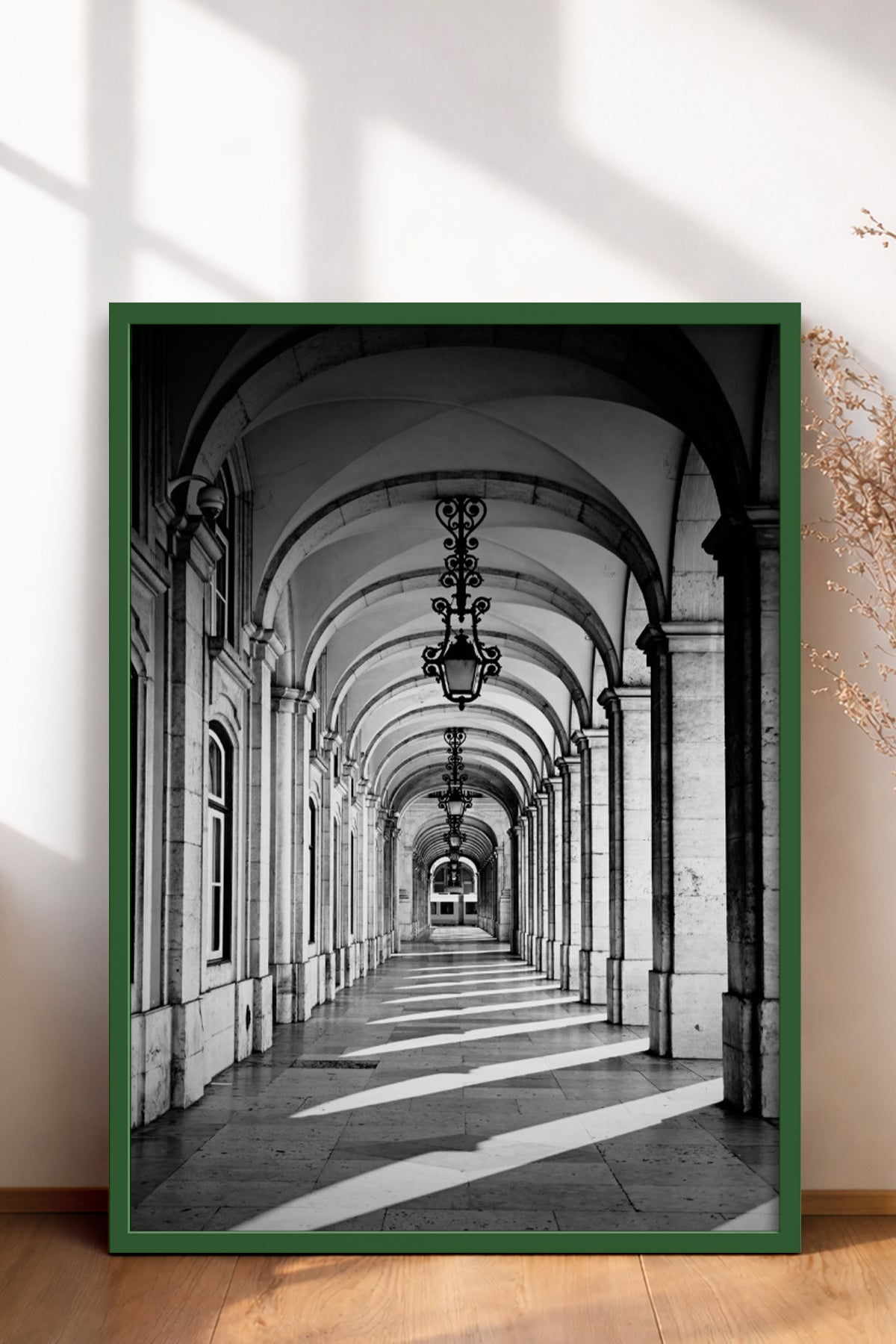 HOMEPACK Ahşap Çerçeveli Tablo Çerçeveli Poster Sanatsal Modern Duvar Dekoru BEK-8305