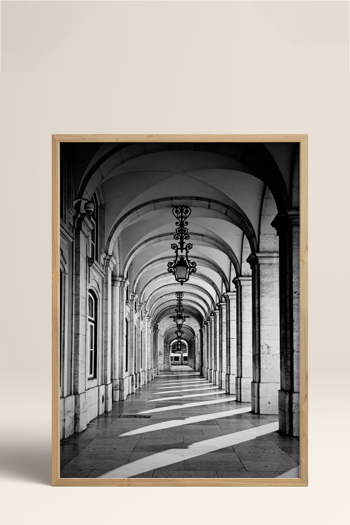 HOMEPACK Ahşap Çerçeveli Tablo Çerçeveli Poster Sanatsal Modern Duvar Dekoru BEK-8305