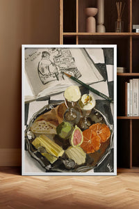 HOMEPACK Ahşap Çerçeveli Tablo Çerçeveli Poster Sanatsal Modern Duvar Dekoru BEK-8306