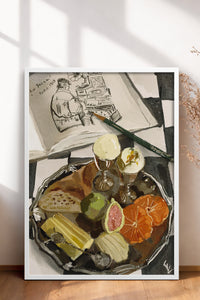 HOMEPACK Ahşap Çerçeveli Tablo Çerçeveli Poster Sanatsal Modern Duvar Dekoru BEK-8306