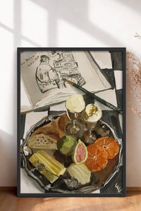 HOMEPACK Ahşap Çerçeveli Tablo Çerçeveli Poster Sanatsal Modern Duvar Dekoru BEK-8306