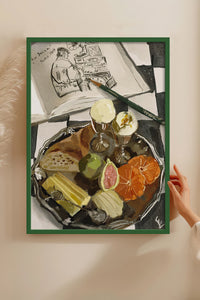 HOMEPACK Ahşap Çerçeveli Tablo Çerçeveli Poster Sanatsal Modern Duvar Dekoru BEK-8306