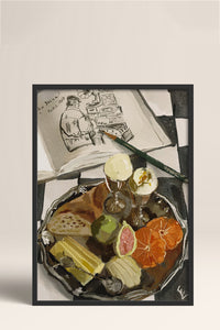HOMEPACK Ahşap Çerçeveli Tablo Çerçeveli Poster Sanatsal Modern Duvar Dekoru BEK-8306