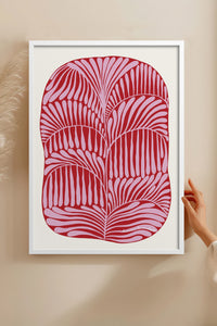 HOMEPACK Ahşap Çerçeveli Tablo Çerçeveli Poster Sanatsal Modern Duvar Dekoru BEK-8307