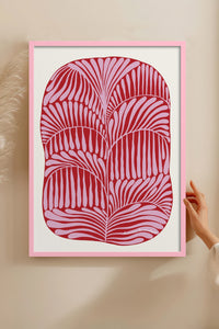 HOMEPACK Ahşap Çerçeveli Tablo Çerçeveli Poster Sanatsal Modern Duvar Dekoru BEK-8307