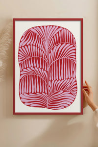 HOMEPACK Ahşap Çerçeveli Tablo Çerçeveli Poster Sanatsal Modern Duvar Dekoru BEK-8307