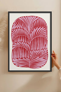 HOMEPACK Ahşap Çerçeveli Tablo Çerçeveli Poster Sanatsal Modern Duvar Dekoru BEK-8307