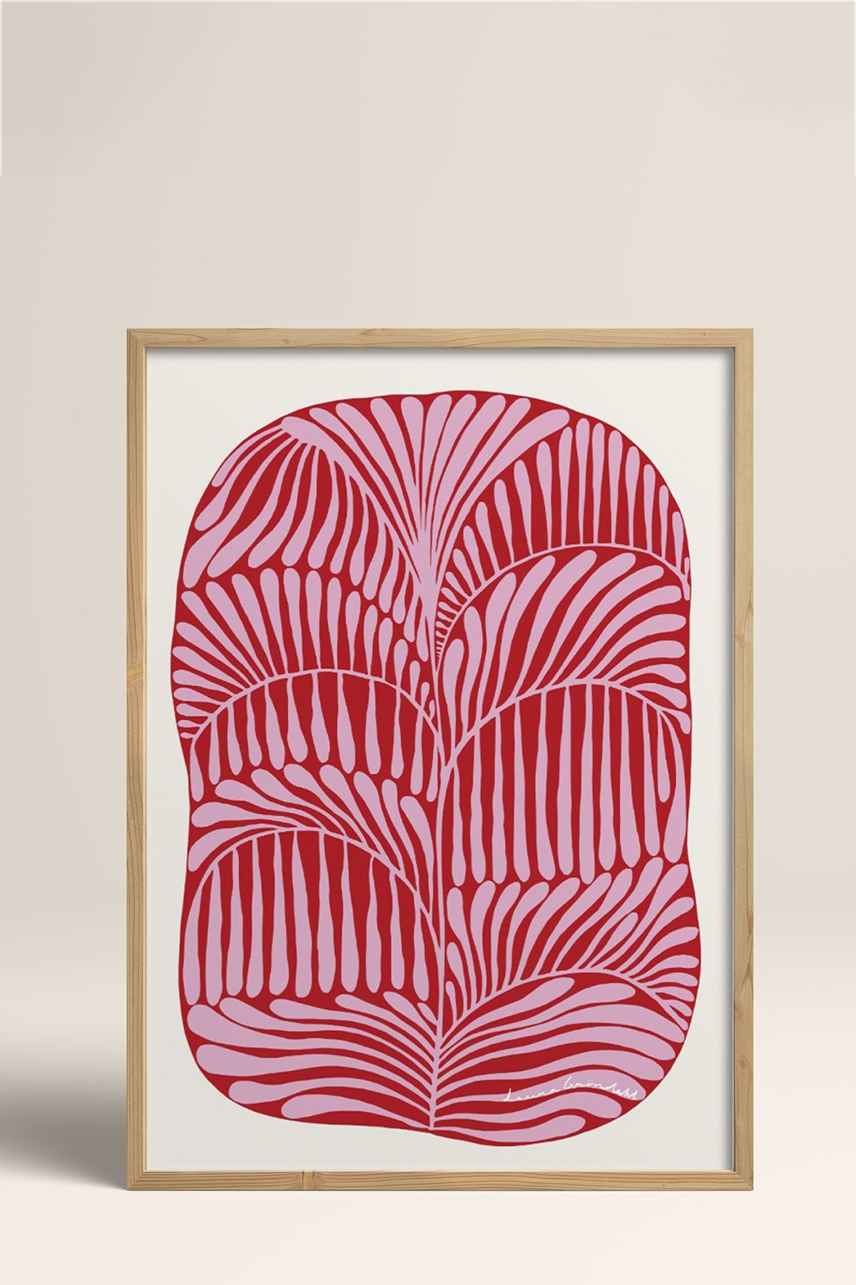 HOMEPACK Ahşap Çerçeveli Tablo Çerçeveli Poster Sanatsal Modern Duvar Dekoru BEK-8307