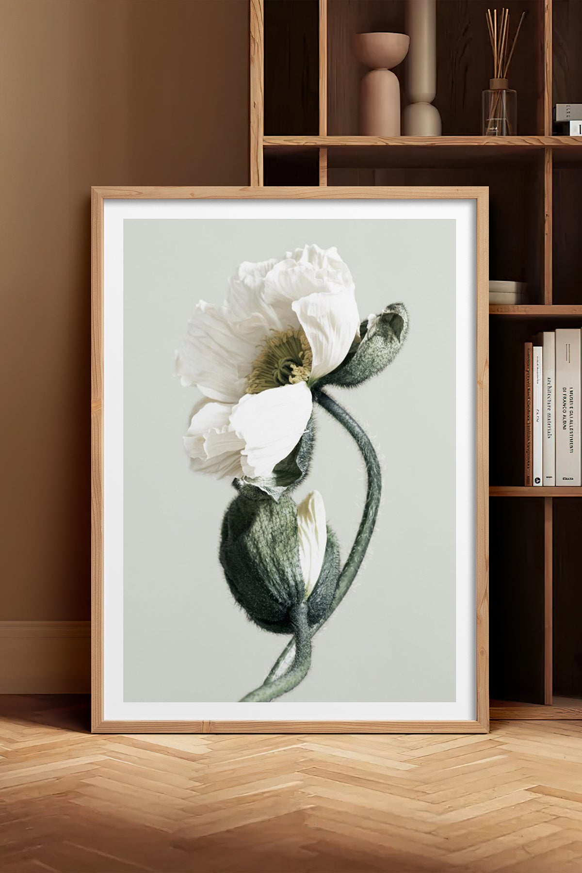HOMEPACK Ahşap Çerçeveli Tablo Çerçeveli Poster Sanatsal Modern Duvar Dekoru BEK-8308