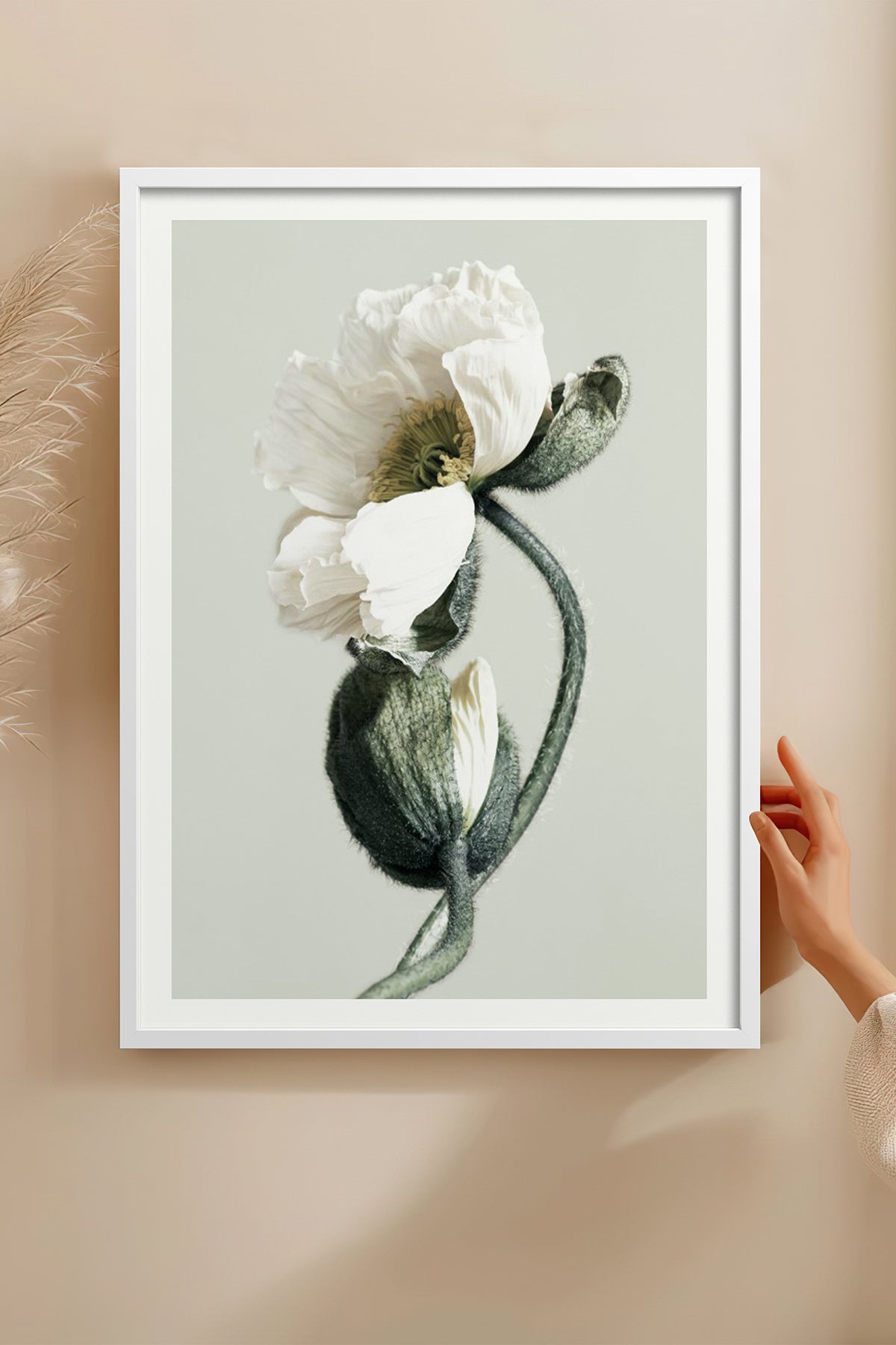 HOMEPACK Ahşap Çerçeveli Tablo Çerçeveli Poster Sanatsal Modern Duvar Dekoru BEK-8308