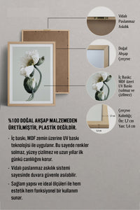 HOMEPACK Ahşap Çerçeveli Tablo Çerçeveli Poster Sanatsal Modern Duvar Dekoru BEK-8308