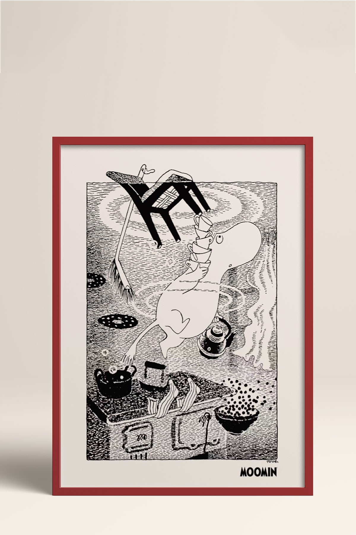 HOMEPACK Ahşap Çerçeveli Tablo Çerçeveli Poster Sanatsal Modern Duvar Dekoru BEK-8309