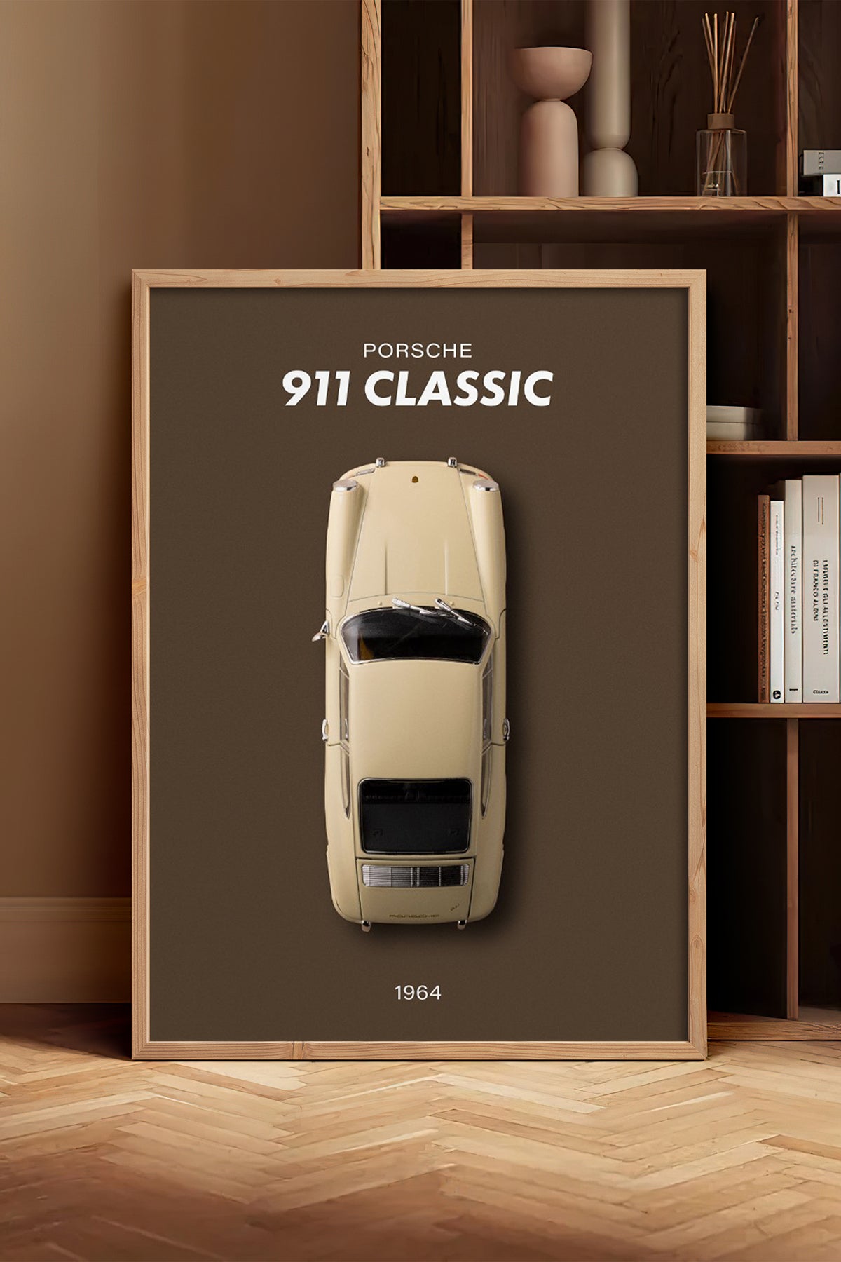 HOMEPACK Ahşap Çerçeveli Tablo Çerçeveli Poster Sanatsal Modern Duvar Dekoru BEK-8310