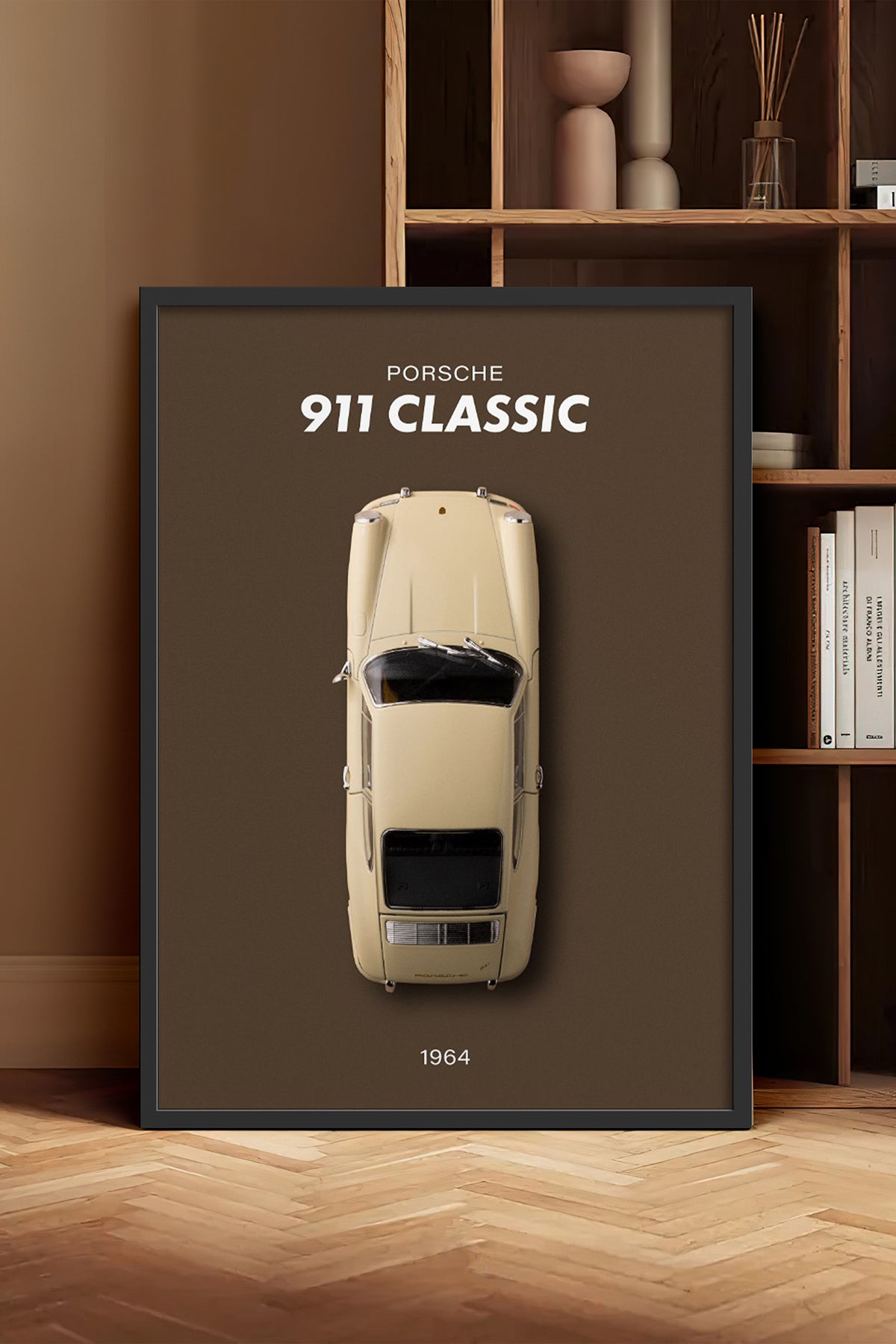 HOMEPACK Ahşap Çerçeveli Tablo Çerçeveli Poster Sanatsal Modern Duvar Dekoru BEK-8310