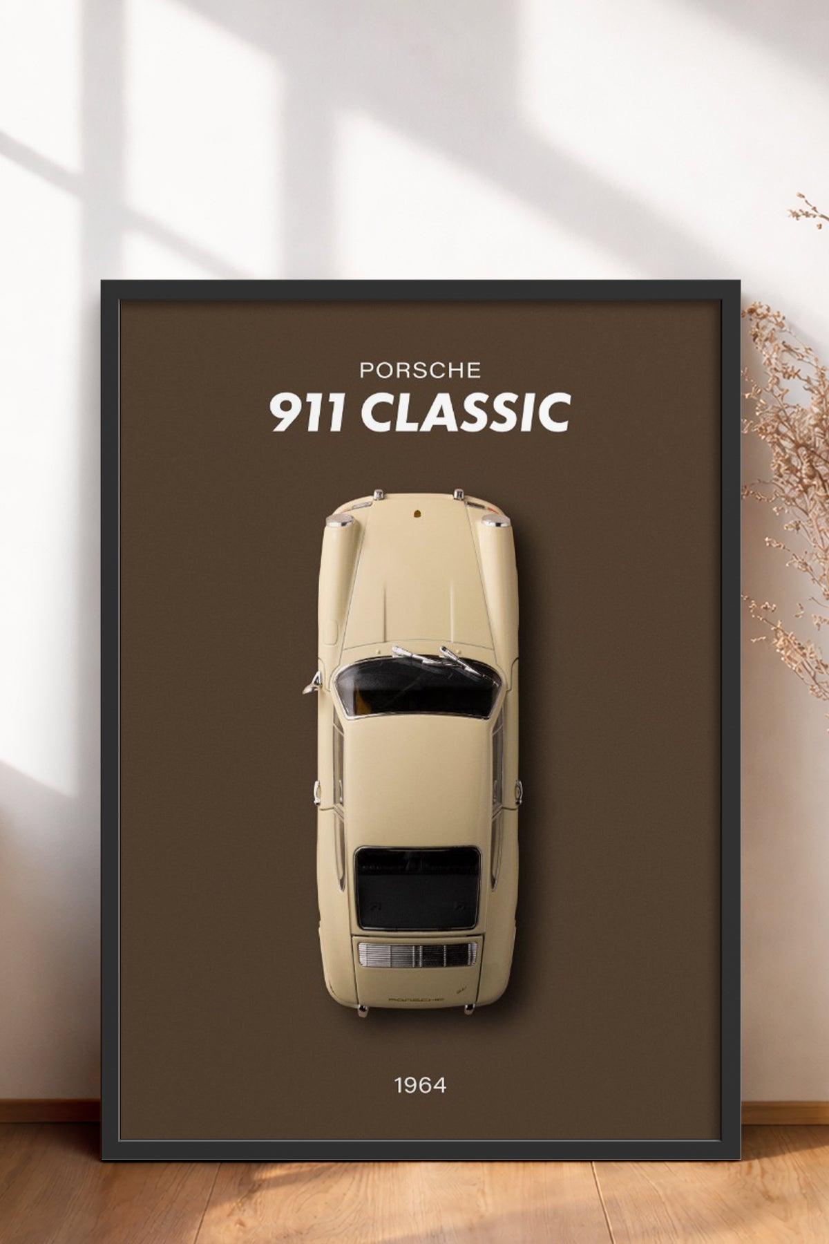 HOMEPACK Ahşap Çerçeveli Tablo Çerçeveli Poster Sanatsal Modern Duvar Dekoru BEK-8310
