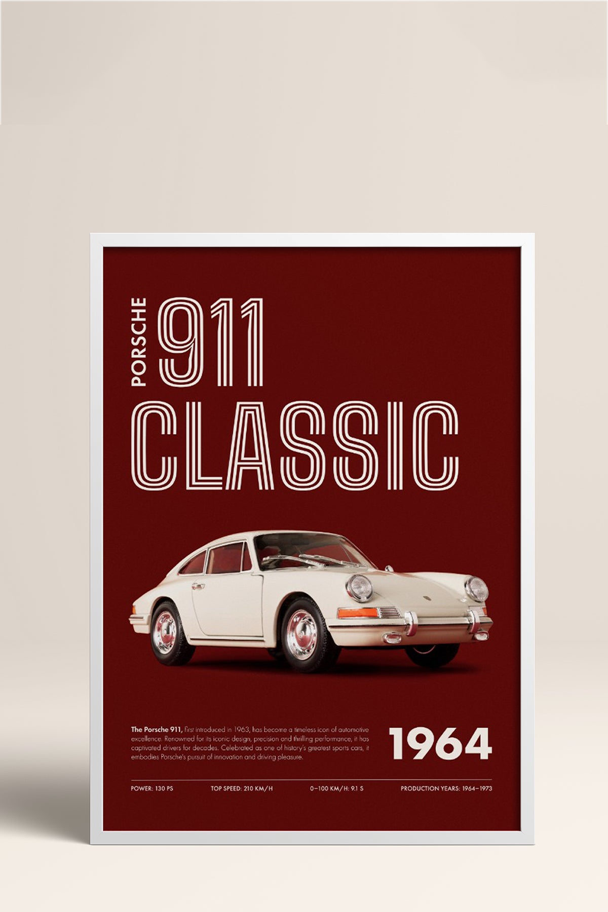 HOMEPACK Ahşap Çerçeveli Tablo Çerçeveli Poster Sanatsal Modern Duvar Dekoru BEK-8311