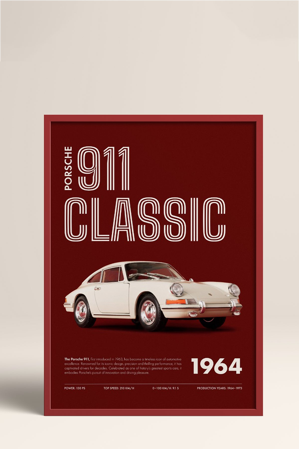 HOMEPACK Ahşap Çerçeveli Tablo Çerçeveli Poster Sanatsal Modern Duvar Dekoru BEK-8311