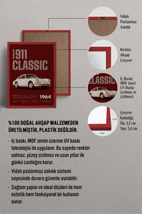 HOMEPACK Ahşap Çerçeveli Tablo Çerçeveli Poster Sanatsal Modern Duvar Dekoru BEK-8311