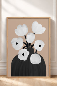 HOMEPACK Ahşap Çerçeveli Tablo Çerçeveli Poster Sanatsal Modern Duvar Dekoru BEK-8312