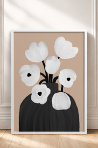 HOMEPACK Ahşap Çerçeveli Tablo Çerçeveli Poster Sanatsal Modern Duvar Dekoru BEK-8312