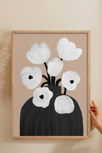 HOMEPACK Ahşap Çerçeveli Tablo Çerçeveli Poster Sanatsal Modern Duvar Dekoru BEK-8312